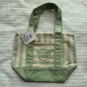 Trader Joe’s Green Striped Mini Tote 2026